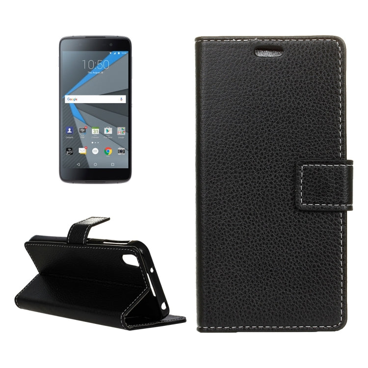 For Alcatel Idol 4 Litchi Texture Horizontal Flip PU Leather Case with Magnetic Buckle & Holder & Card Slots & Wallet & Photo Frame