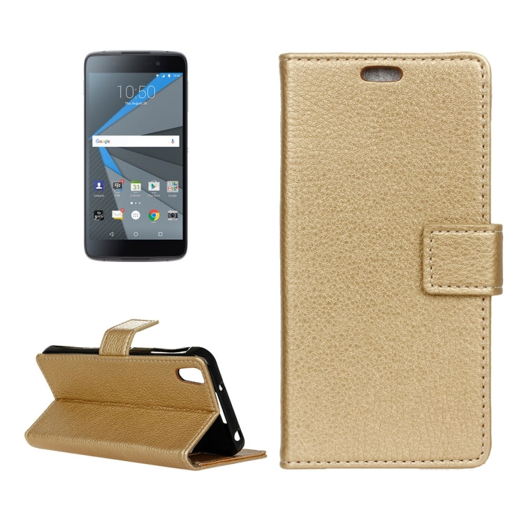For Alcatel Idol 4 Litchi Texture Horizontal Flip PU Leather Case with Magnetic Buckle & Holder & Card Slots & Wallet & Photo Frame