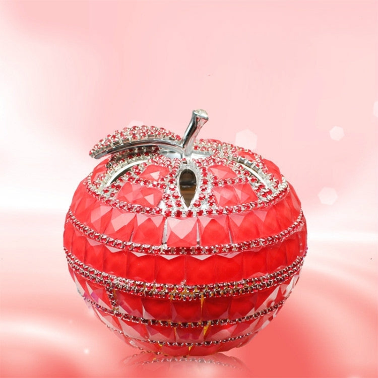 CX Diamond-Studded Apple Car Perfume Security And Peace Tricolor Auto Supplies Interior Swing