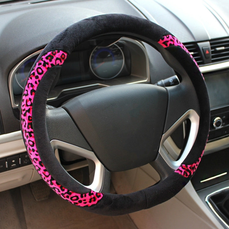 Personalized Leopard Stitching Steering Wheel Cover To Cover