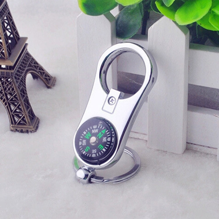 Ms. Male Compass Keychain