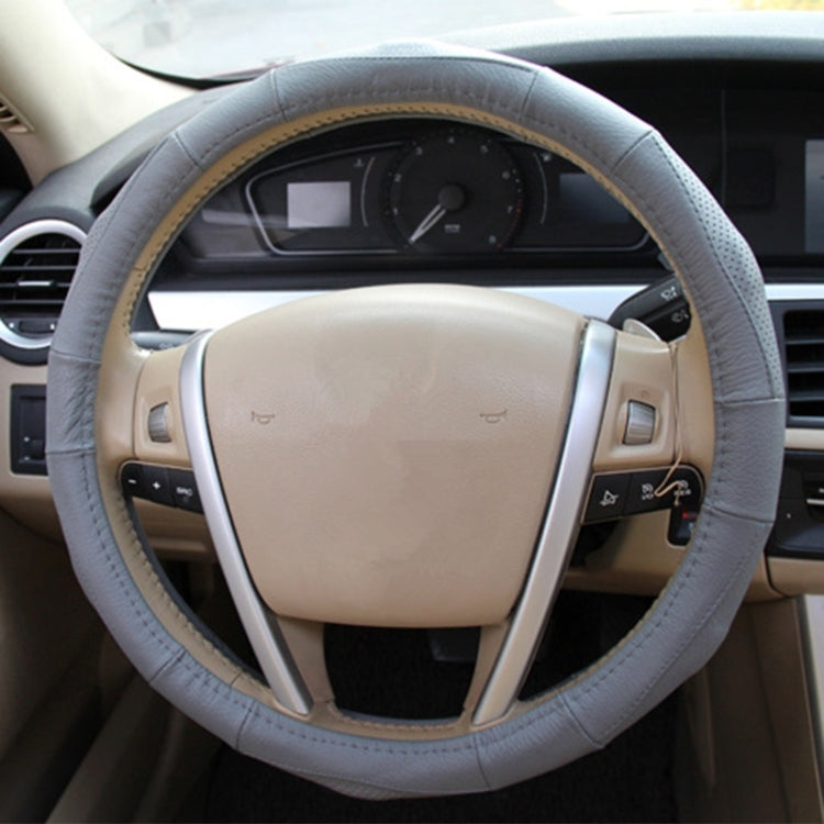 Leather Steering Wheel Cover