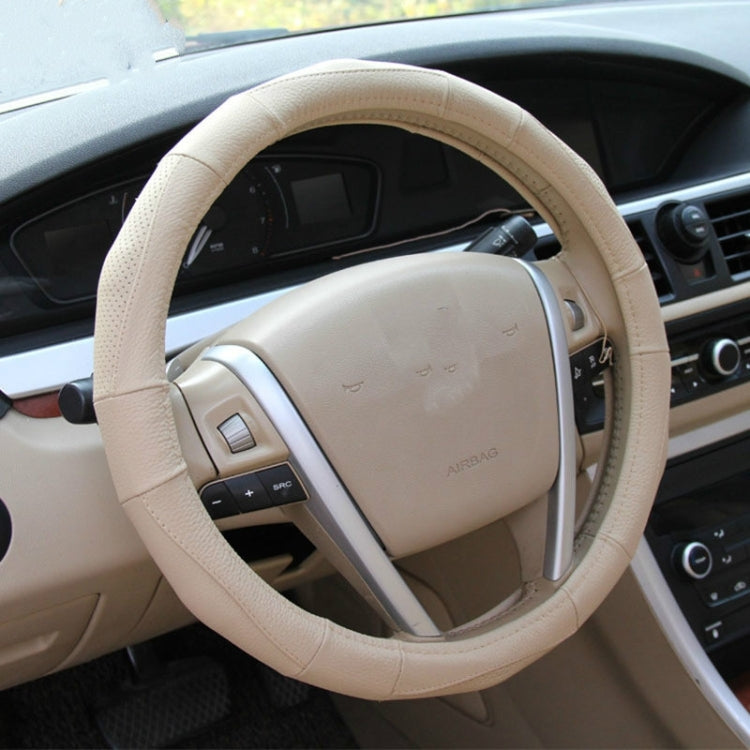 Leather Steering Wheel Cover