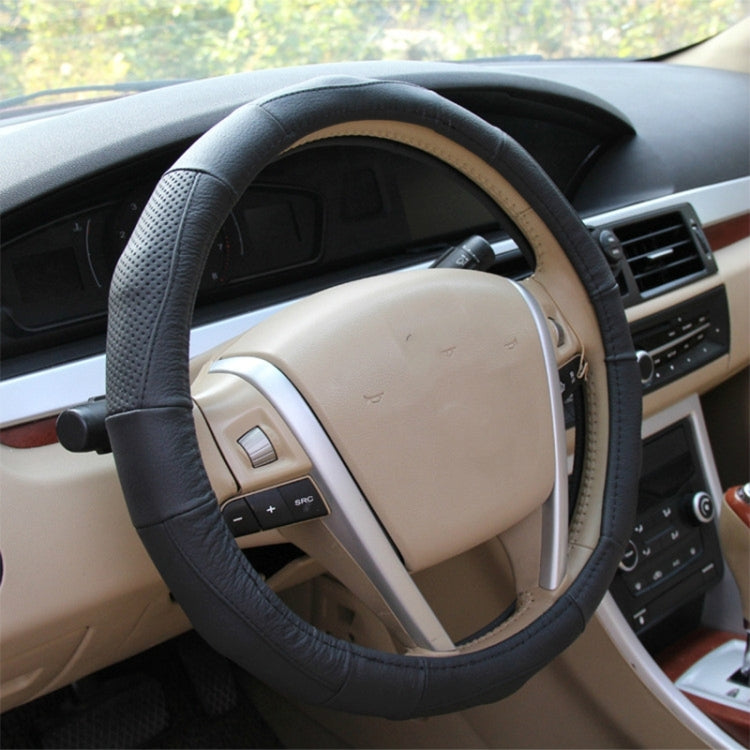 Leather Steering Wheel Cover