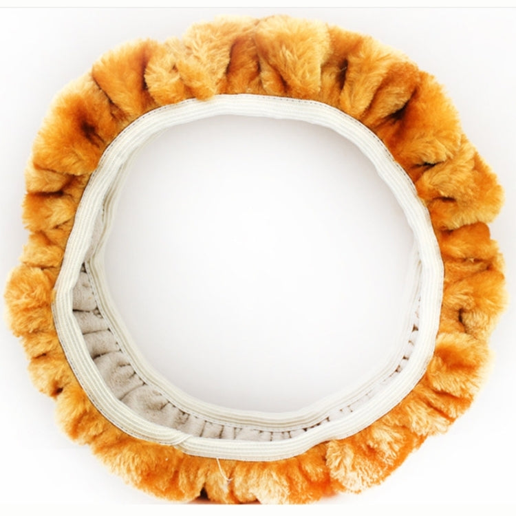 Plush Telescoping Steering Wheel Cover