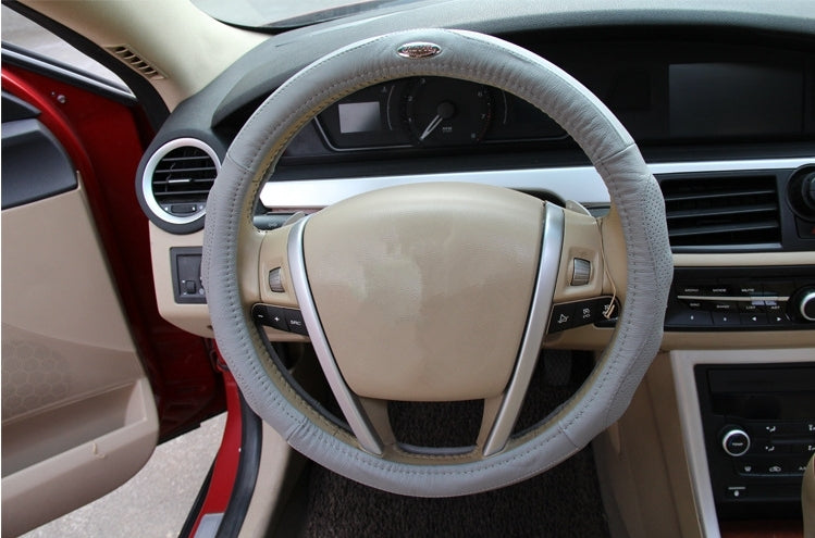 Leather Steering Wheel Cover Interior Automotive Supplies