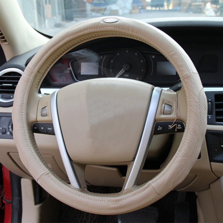 Leather Steering Wheel Cover Interior Automotive Supplies