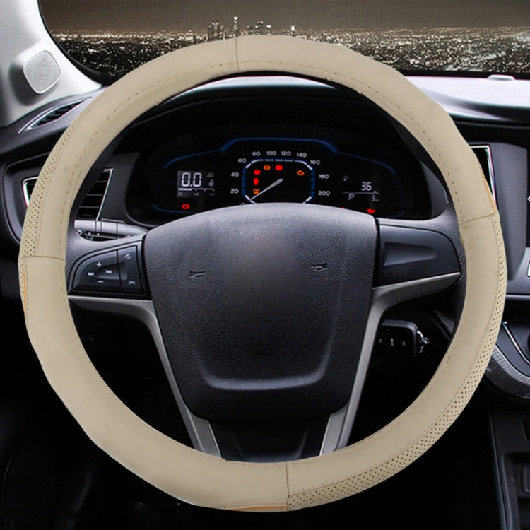 Leather Steering Wheel Cover Interior Automotive Supplies