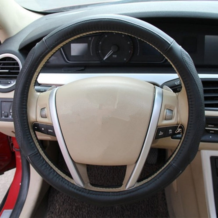 Leather Steering Wheel Cover Interior Automotive Supplies