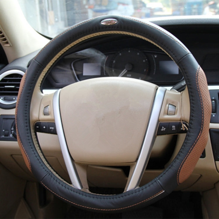 Leather Steering Wheel Cover Interior Automotive Supplies