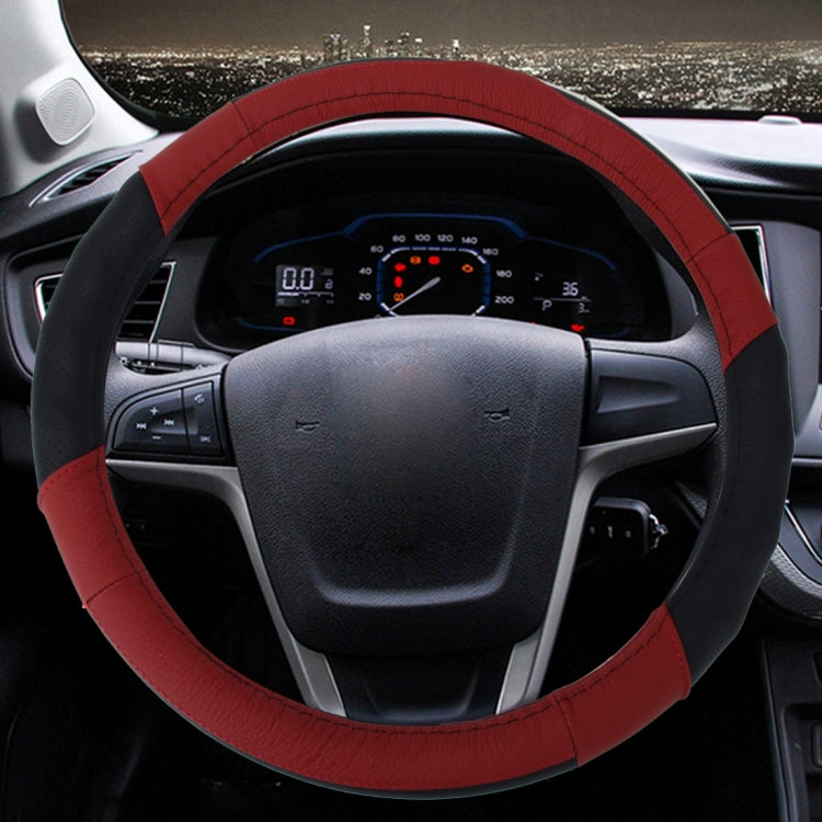 Leather Steering Wheel Cover Interior Automotive Supplies