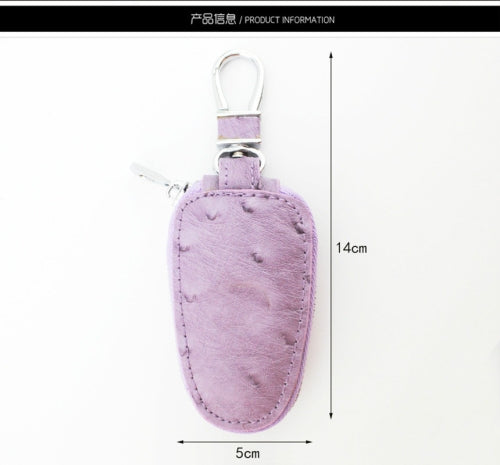 Universal Leather Key Cases Car Key Cases Ostrich Pattern