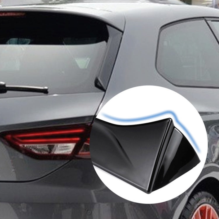 For Renault / Seat Car Black Window Side Spoiler Wing