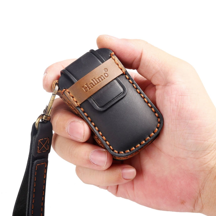 For Kia K4 Hallmo Car Cowhide Leather Key Protective Cover Key Case