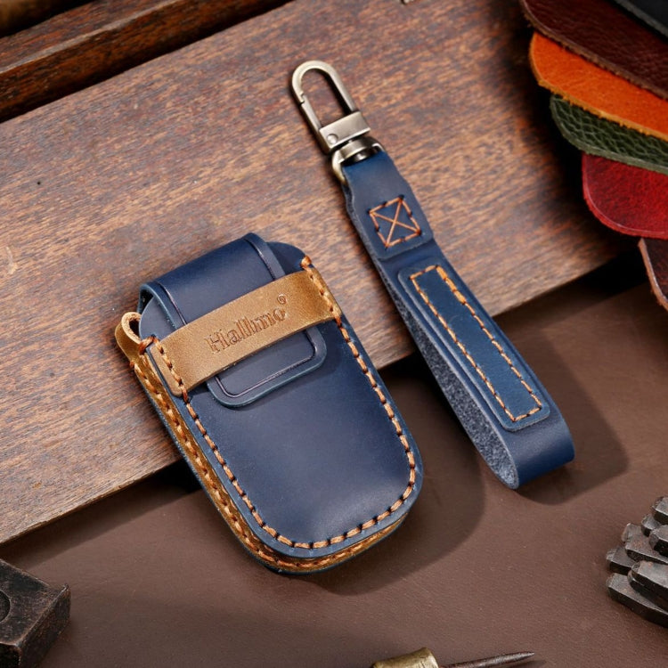 For Kia Sportage R / K5 / K4 / K2 / KX3 Hallmo A Style Car Cowhide Leather Key Protective Cover Key Case