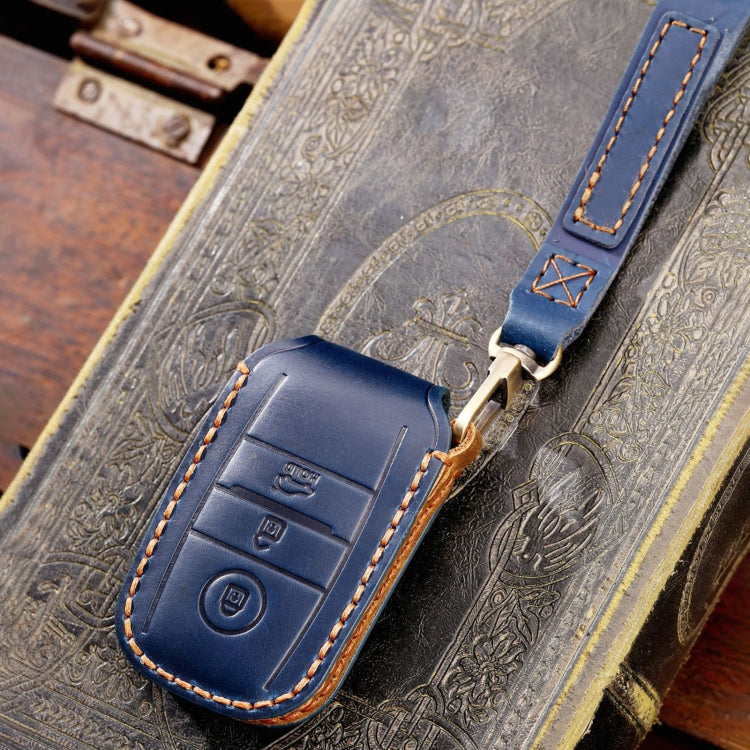 For Kia Sportage R / K5 / K4 / K2 / KX3 Hallmo A Style Car Cowhide Leather Key Protective Cover Key Case