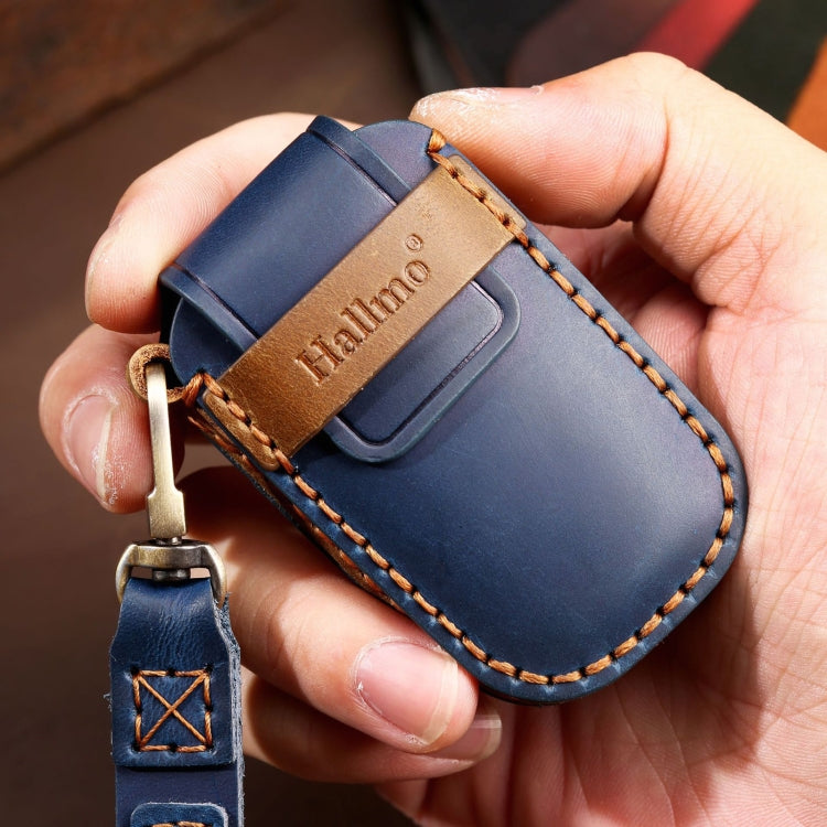 For Kia Sportage R / K5 / K4 / K2 / KX3 Hallmo A Style Car Cowhide Leather Key Protective Cover Key Case