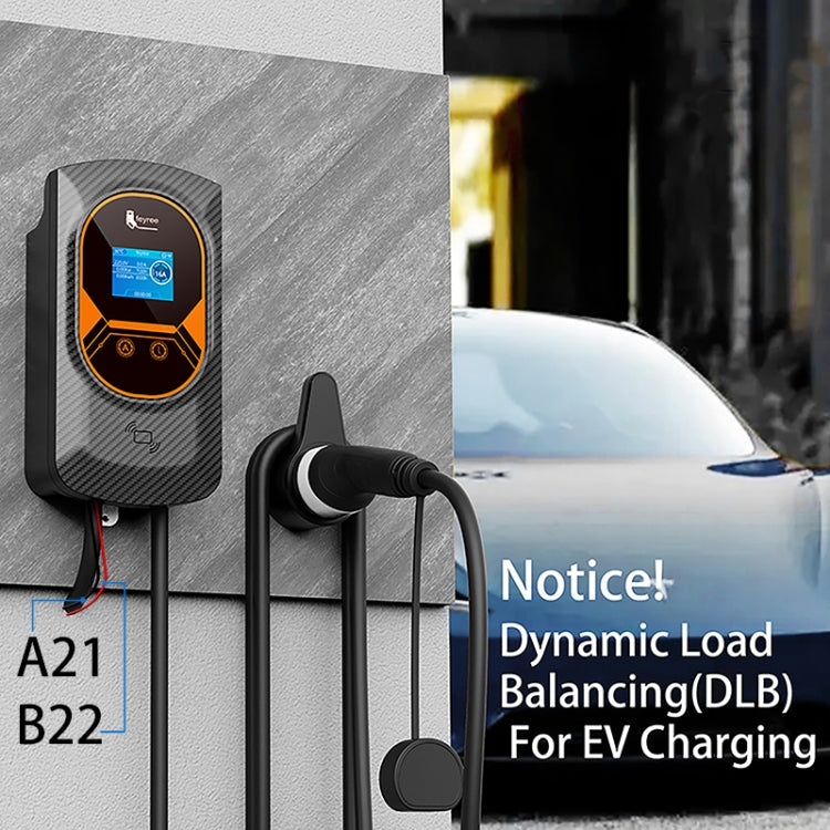 Feyree 11KW Home Wall Mounted New Energy Electric Vehicle Type 2 Fast Charging Pile with APP & RFID Card