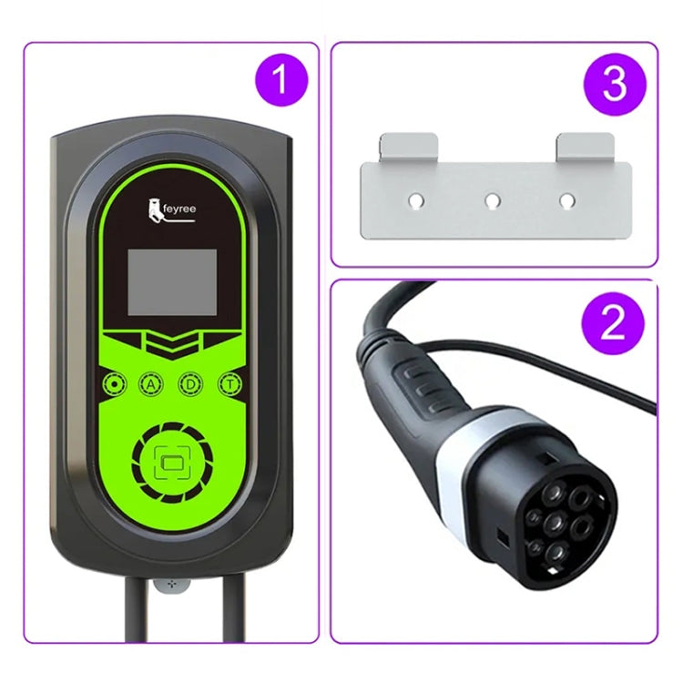 Feyree 22KW Home Wall Mounted EV Charger Car Type 2 Charging Pile