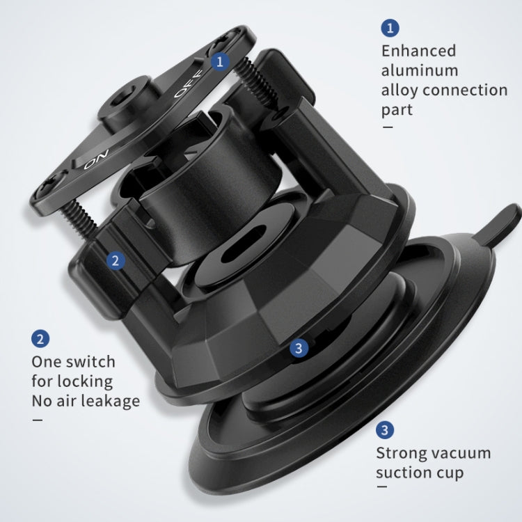UBA-P1 Car Flexible Tablet Suction Cup Clamp Holder without Remote Control