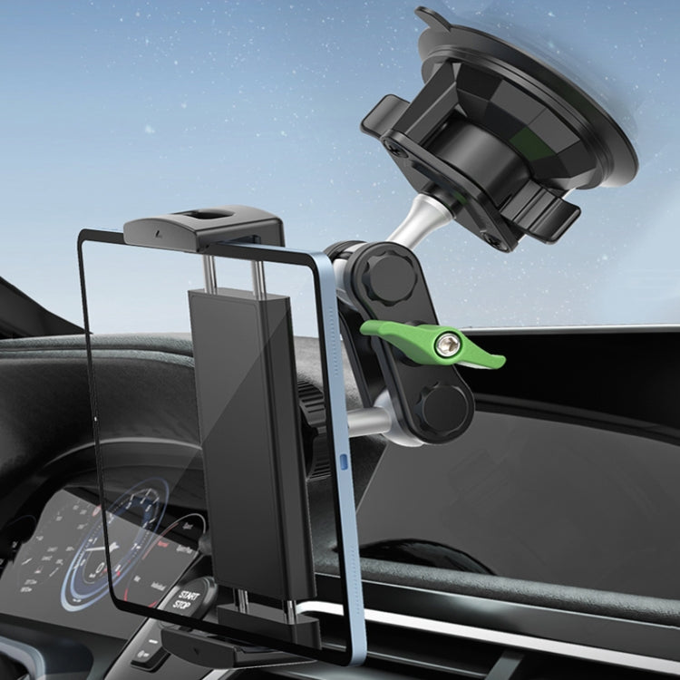 UBA-P1 Car Flexible Tablet Suction Cup Clamp Holder without Remote Control