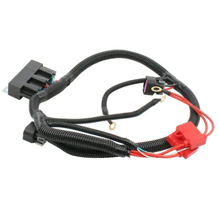 Car Electric ECU Control Dual Fan Wiring Connector Harness for GM 1999-2006 7L5533A226T
