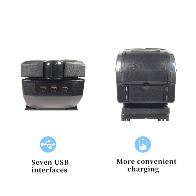 CARFU AC-450 Car Universal Punch Free Central USB Charging Handbox
