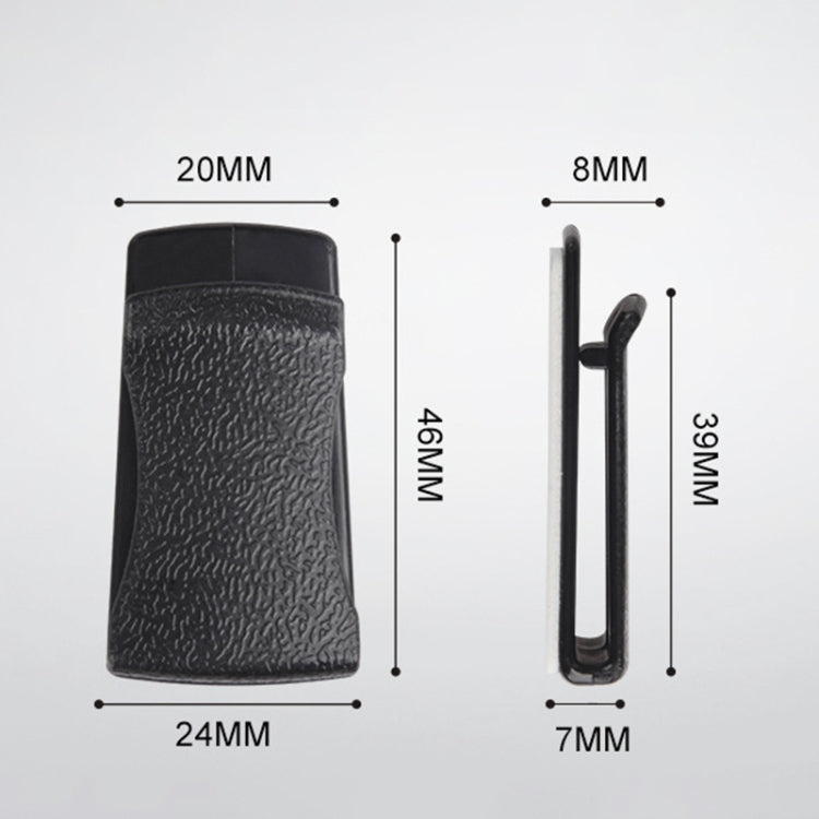 2 Pair Adhesive Car Mini Hook Card Holder