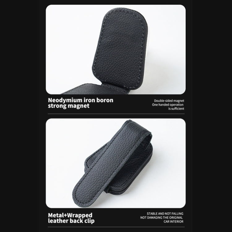 Car Sun Visor Glasses Clip Multi-functional Card Storage Bracket