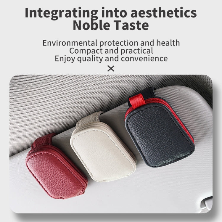 Car Sun Visor Glasses Clip Multi-functional Card Storage Bracket