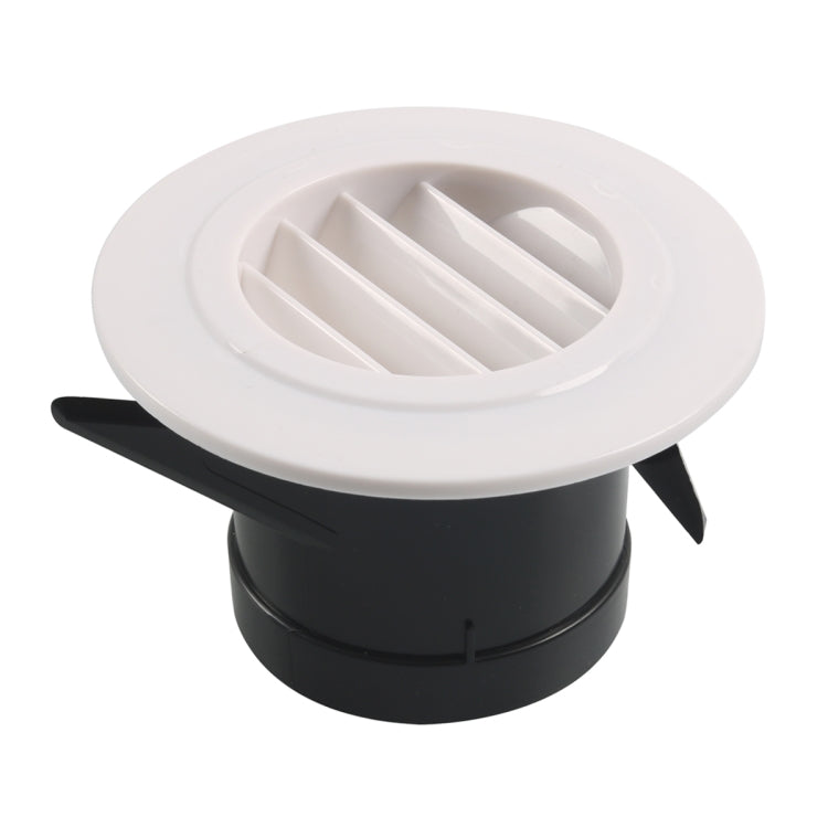A6781-01 RV / Trailer ABS Round Inclined Louvers Air Outlet Vent