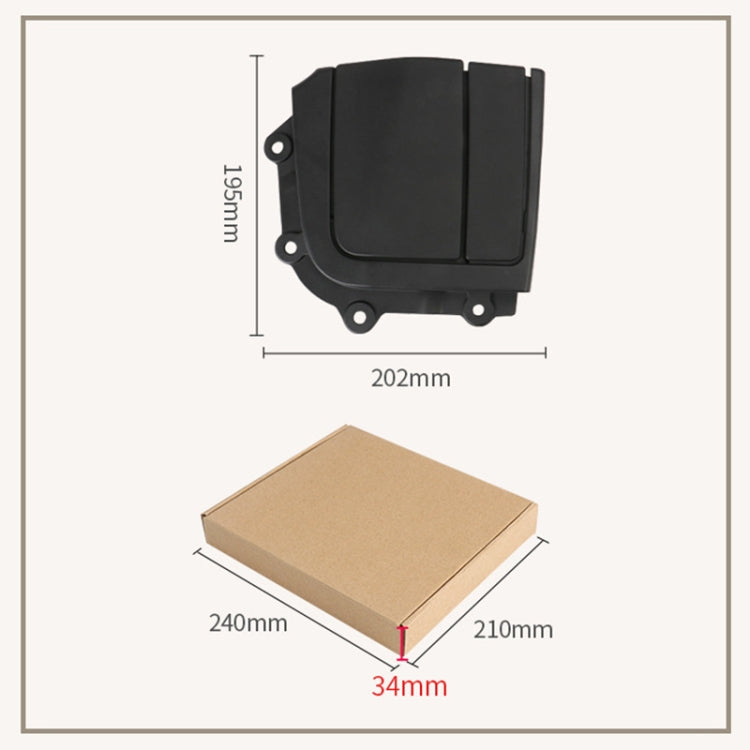 For BMW 3 Series E93 Left Driving Car Convertible Rear Platform Right Hinge Cover Folding Cover 5437 7175 48