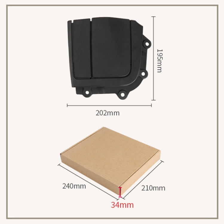 For BMW 3 Series E93 Left Driving Car Convertible Rear Platform Left Hinge Cover Folding Cover 5437 7174 54