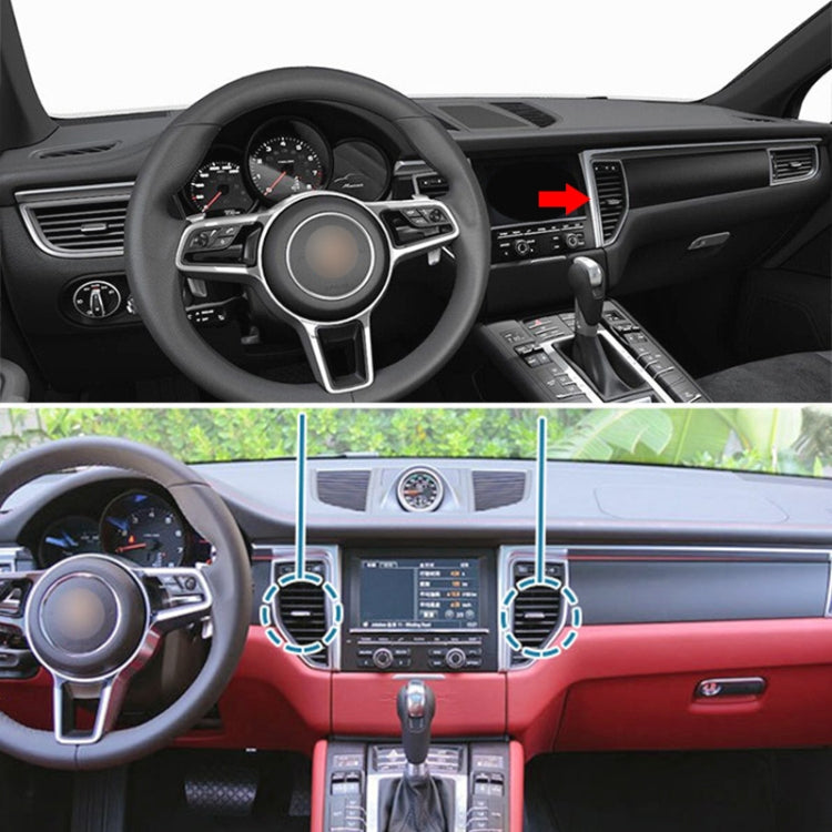 For Porsche Macan Left Driving Car Middle Air Conditioning Air Outlet Paddle 95B819201B-1