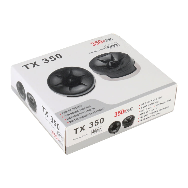 TX 350 2pcs 350W 97dB Car Dome Tweeter Audio Loudspeaker Treble Speaker