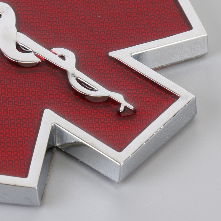 Car Star of Life Personalized Aluminum Alloy Decorative Stickers, Size: 6.5x0.5cm