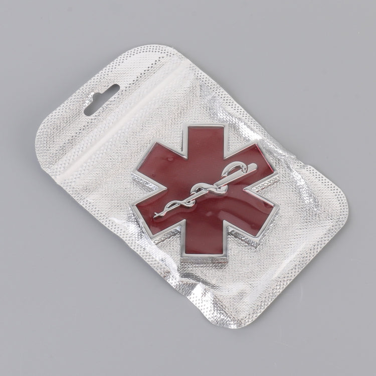Car Star of Life Personalized Aluminum Alloy Decorative Stickers, Size: 6.5x0.5cm