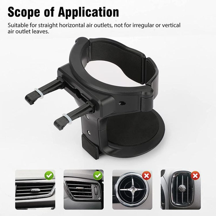 Car Air Conditioner Air Outlet Water Cup Fixing Holder