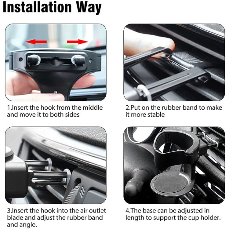 Car Air Conditioner Air Outlet Water Cup Fixing Holder