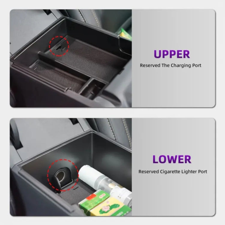 For Ford Bronco 2021 Car Armrest Box Double Layer Storage Box