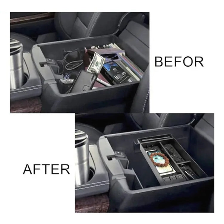 For Chevrolet Silverado GMC 2019-2020 Car Central Armrest Box Storage Box, Style: Type A