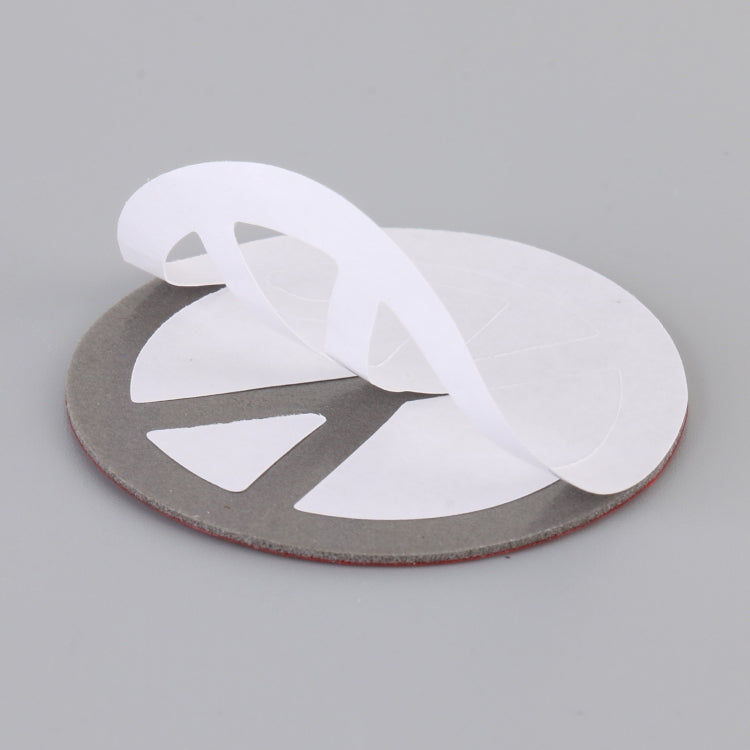 Car No Smoking Sign Personalized Aluminum Alloy Decorative Sticker, Size: 5 x 0.33cm