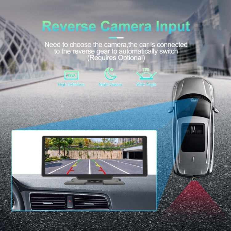 P901S 9 inch HD Front Rear Double Recording Wireless Car Driving Recorder Navigation Carplay