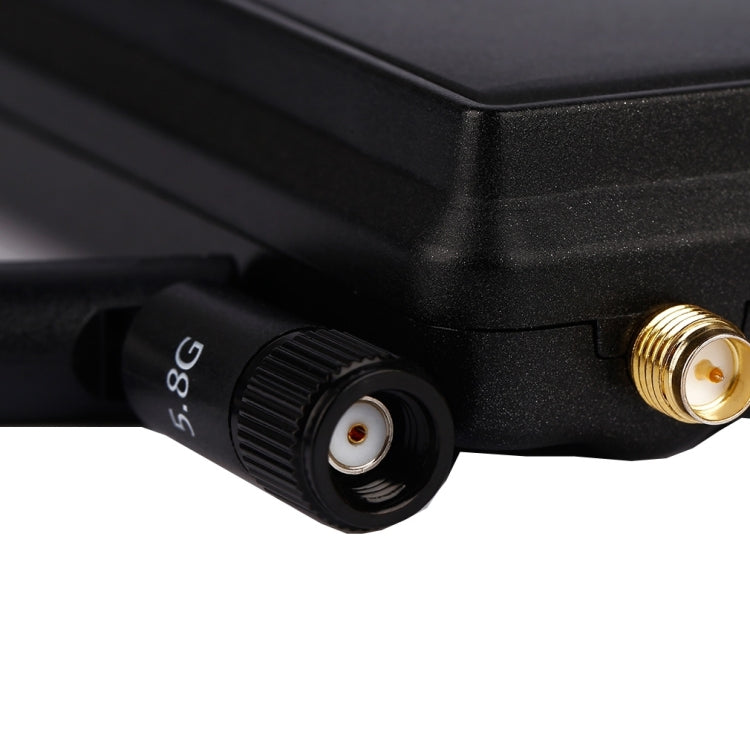 5.8GHz 40 Channel Aerial High Definition LCD Screen FPV Monitor, No DVR Function(Black)