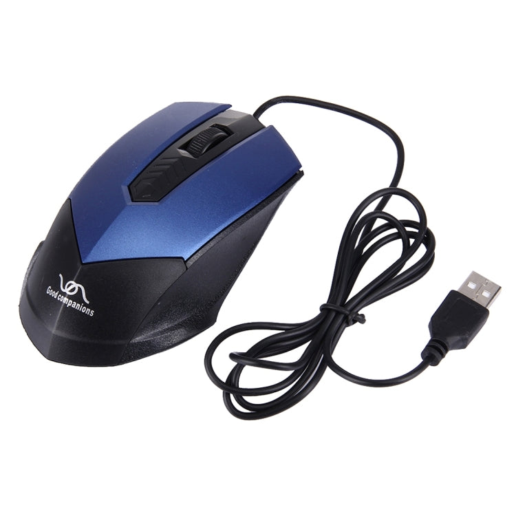 FC-3013 3 Buttons 2000DPI Wired Optical Mouse for Computer PC Laptop