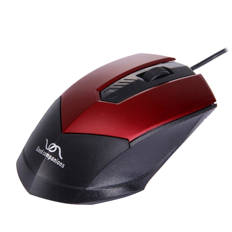 FC-3013 3 Buttons 2000DPI Wired Optical Mouse for Computer PC Laptop