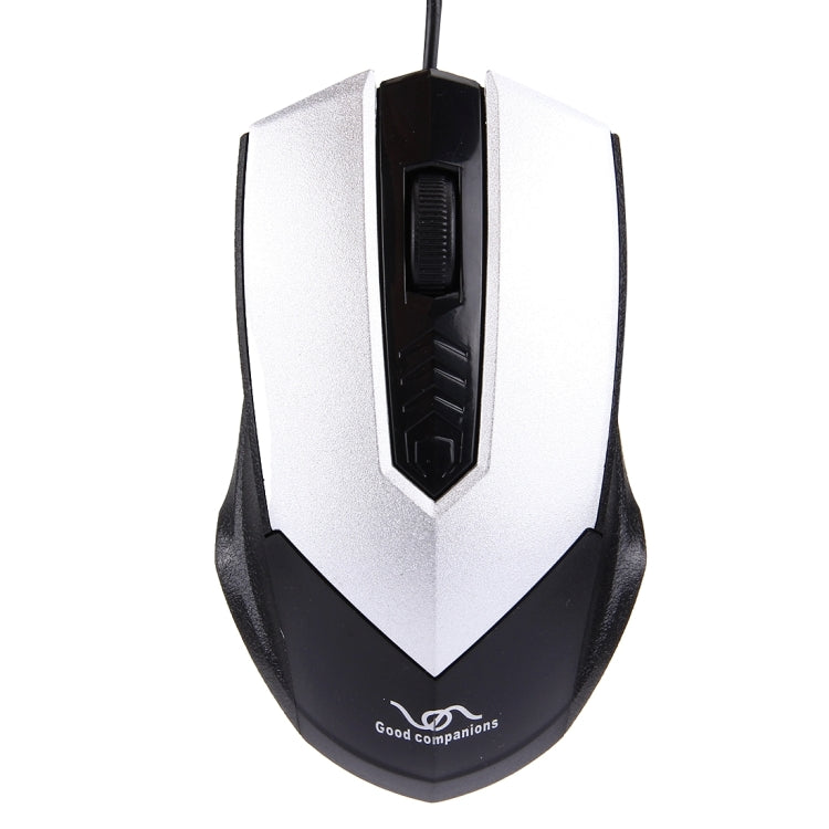 FC-3013 3 Buttons 2000DPI Wired Optical Mouse for Computer PC Laptop