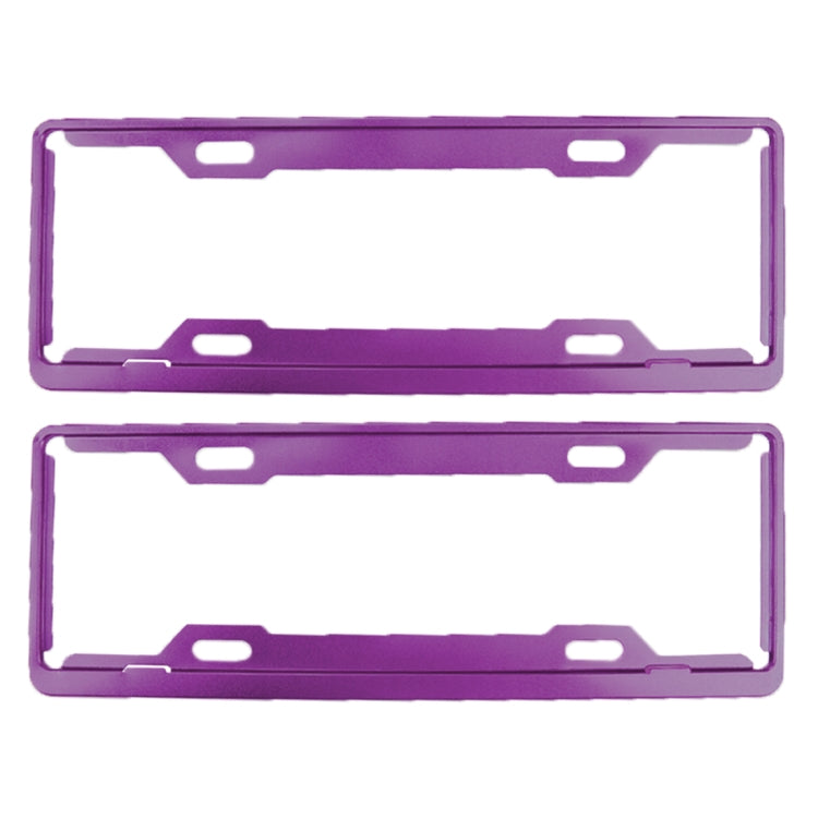 2 PCS Car License Plate Frames Car Styling License Plate Frame Aluminum Alloy Universal License Plate Holder Car Accessories