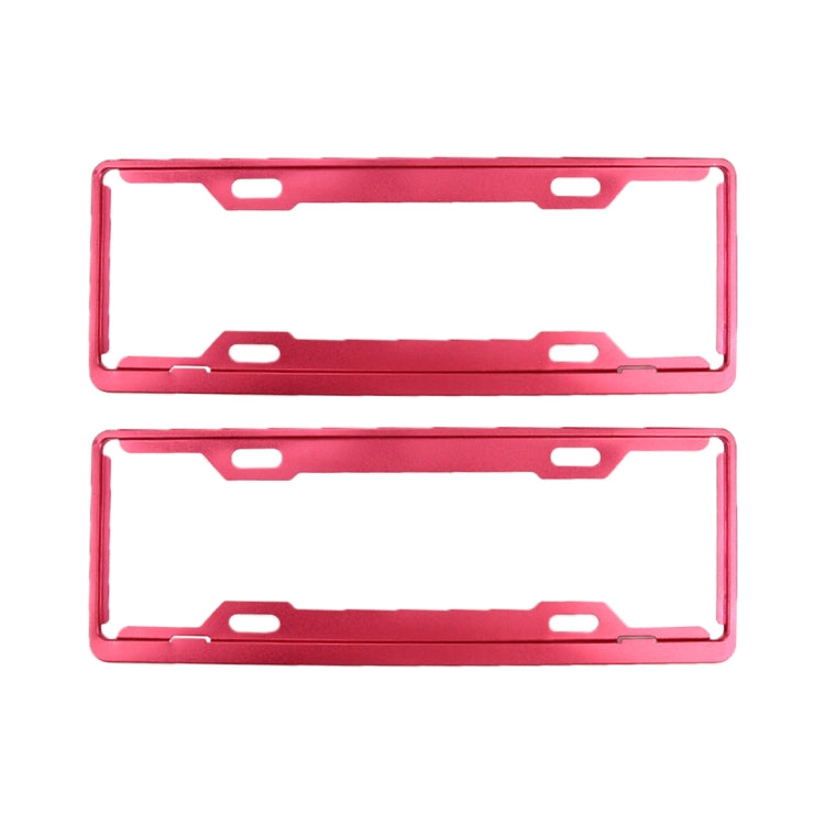 2 PCS Car License Plate Frames Car Styling License Plate Frame Aluminum Alloy Universal License Plate Holder Car Accessories