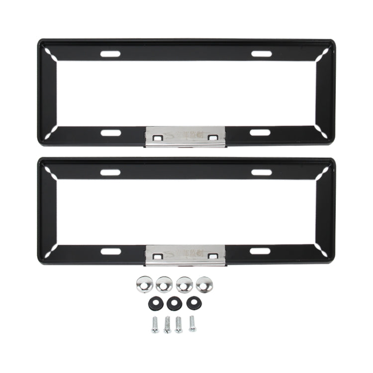 2 PCS Simple and Beautiful Car License Plate Frame Holder Universal License Plate Holder Car Accessories